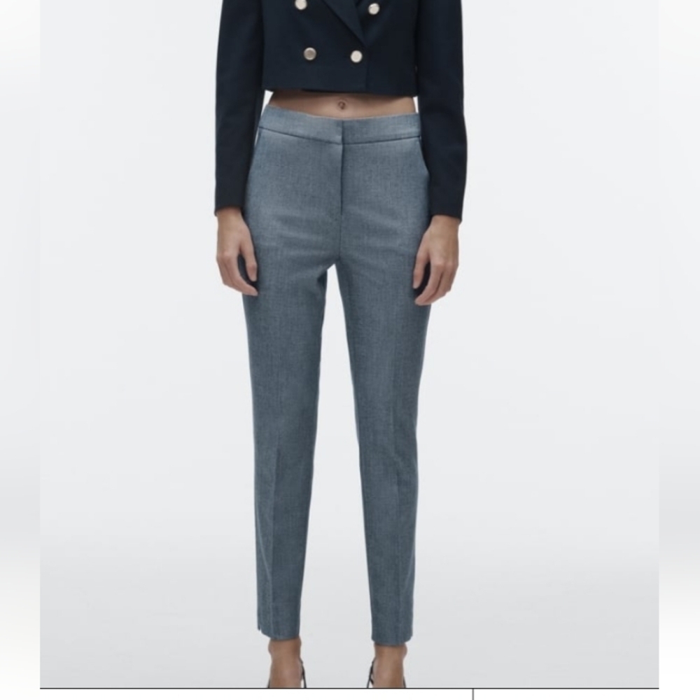 Zara straight Cut Suit Pants Sz-L